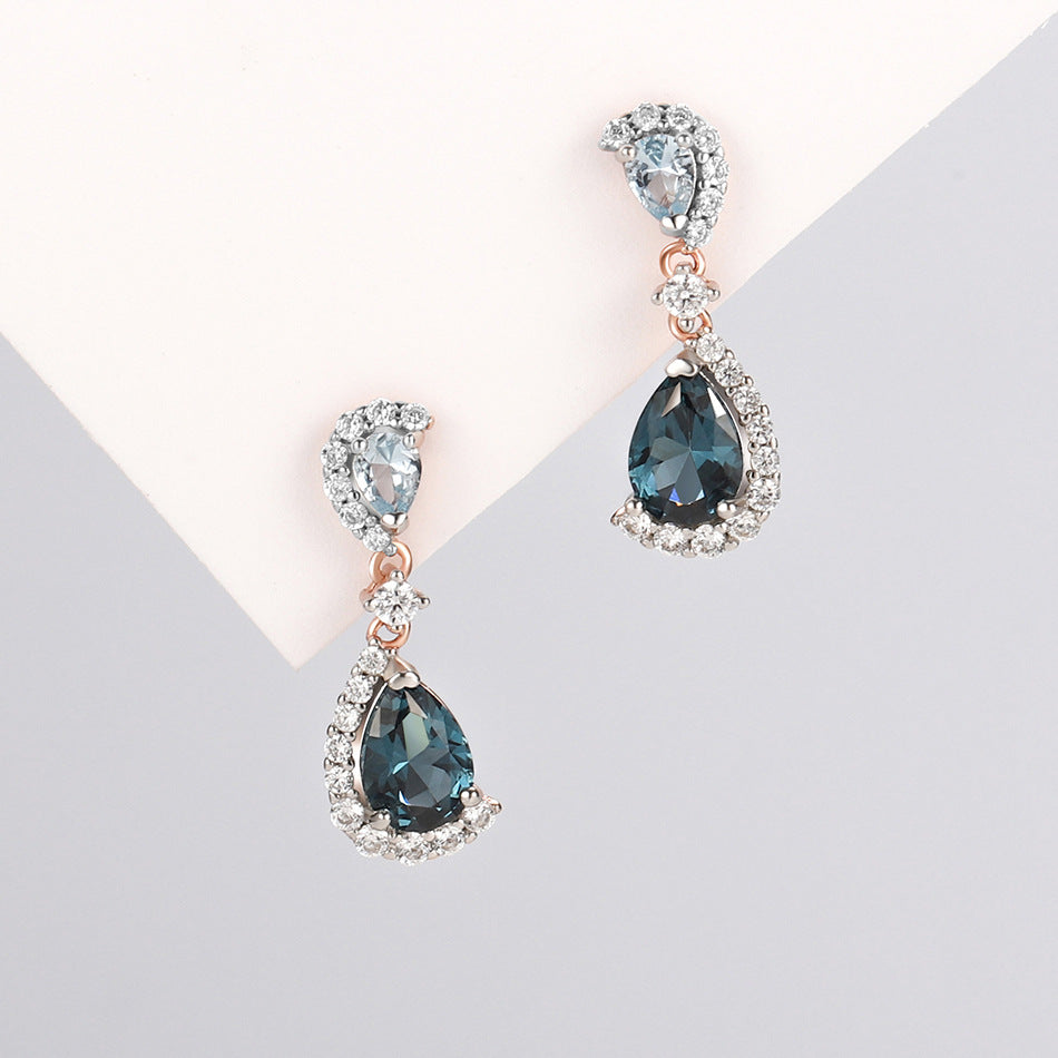 Sky London Blue Rose Gold Color Separation – Surprise Gifts — 1