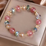 Natural Strawberry Quartz Bracelet Bracelet – Jewelry Gift Ideas — 6