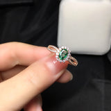 Fashion Personality Ladies Natural Emerald Ring – Stylish Gifts — 3