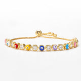 Women's Eye Rainbow Zircon Telescopic Adjustable – Jewelry Gift Ideas — 10