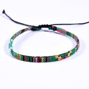 Braided Rainbow Bohemian Friendship Bracelet – Jewelry Gift Ideas — 11