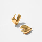 Heart Metal Texture Frosty Style Earrings – Stylish Gifts — 6