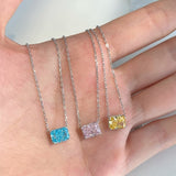 Women's Sterling Silver Zircon Necklace Versatile – Jewelry Gift Ideas — 2