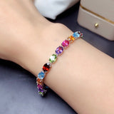 Women's Simulation Rainbow Colorful Tourmaline – Jewelry Gift Ideas — 3