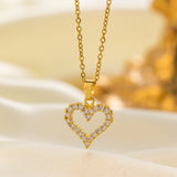 Stainless Steel Necklace Women's Fashion Copper-plated – Gifts for Her — 7