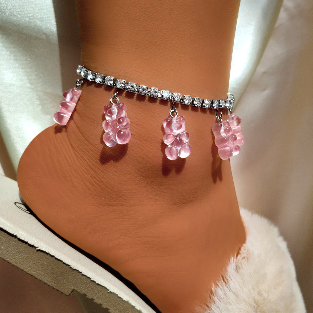 Cute Fashion Cartoon Animal Pendant Anklet – Stylish Gifts — 1