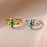 Zircon Niche Fashion, Heart-shaped Ring, Light – Jewelry Gift Ideas — 12