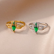 Zircon Niche Fashion, Heart-shaped Ring, Light – Jewelry Gift Ideas — 12