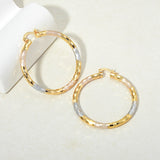 Simple Gold Women's Metal Alloy Earrings – Gifts for Her — 1