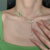 Lily Of The Valley Pearl Necklace White Fairy – Jewelry Gift Ideas — 2