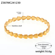Online Sensation Heart Gold-plated Stainless – Jewelry Gift Ideas — 5