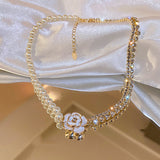 Fashion Design Vintage Pearl Diamond Flower – Jewelry Gift Ideas — 2