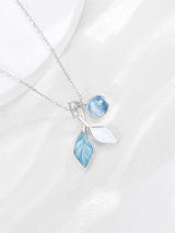 Leaf Necklace Women's Sterling Silver Light – Jewelry Gift Ideas — 4