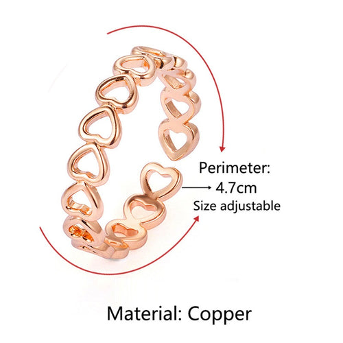 Creative Metal Copper Electroplating Ring Adjustable – Gifts for Her — 2