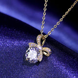 Temperament Korean Style Bow Pendant Clavicle Chain – Stylish Gifts — 7