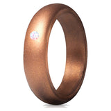 Women's Silicone 5.7 Wide Couple Ring – Gifts for Her — 11