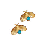 S925 Silver Gold Plated Coccinella Earrings – Holiday Gift Ideas — 5