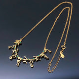 Green Tara Mantra Pendant Necklace Clavicle Chain – Jewelry Gift Ideas — 4