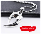 Titanium Steel Men's Wolf Tooth Necklace Pendant – Jewelry Gift Ideas — 4
