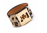 Ladies Leopard Print Leather Wide Bracelet – Jewelry Gift Ideas — 4