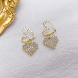 Women's Diamond Earrings With Love Temperament – Gifts for Her — 6
