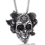 Vintage Titanium Steel Crown Skull Pendant – Jewelry Gift Ideas — 1
