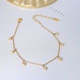 Titanium Steel Simple Fashion Ball Anklet – Stylish Gifts — 2
