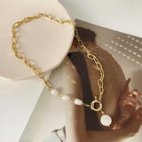 Women's Vintage Baroque Pearl Pendant Stitching – Jewelry Gift Ideas — 2