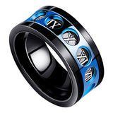 Personality Ring Titanium Steel Hip Hop Simplicity – Useful Gifts — 15
