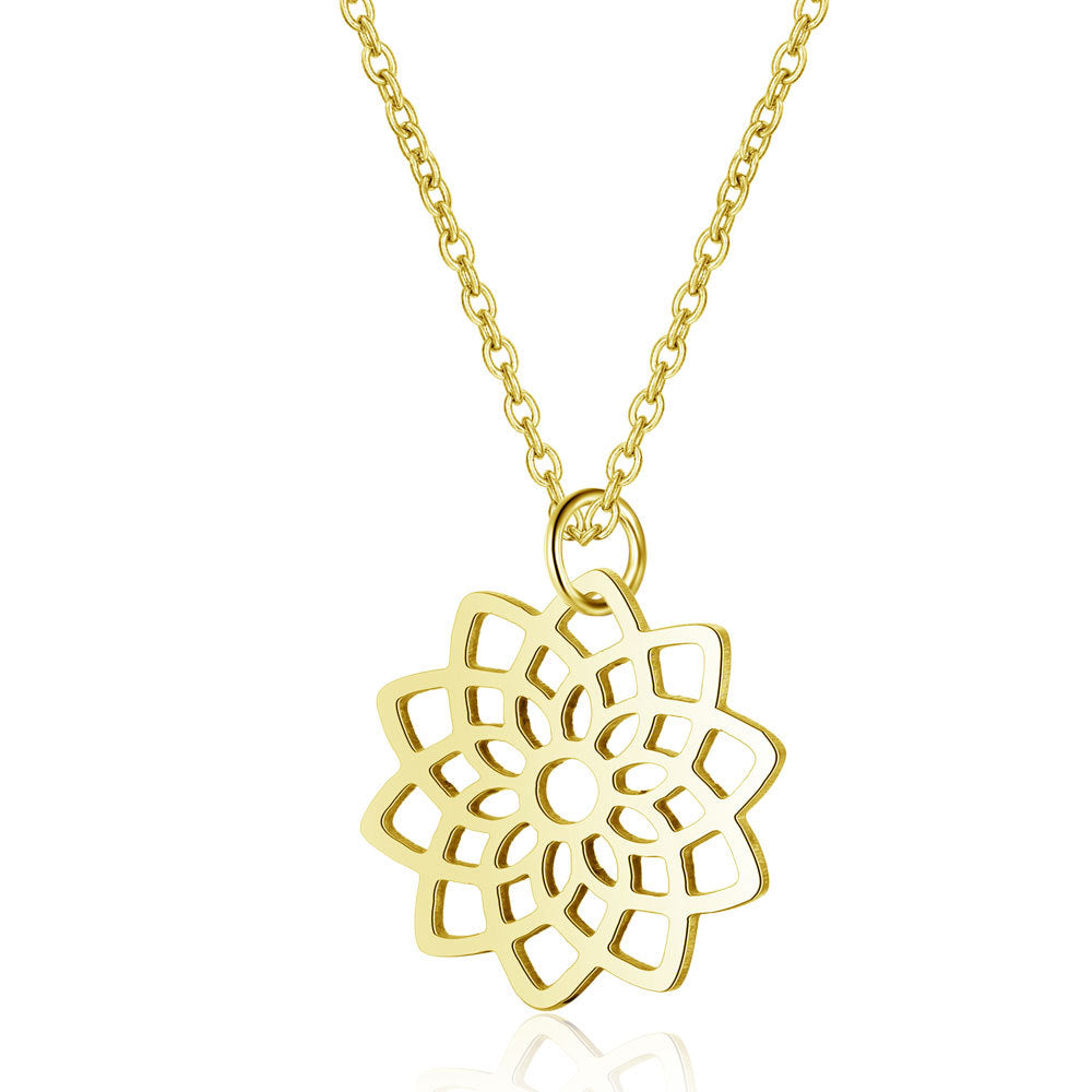 Religious Totem Necklace Buddha Lotus Seven – Jewelry Gift Ideas — 1