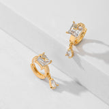 Popular Fashion Earrings Copper-plated Gold – Stylish Gifts — 5