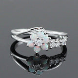 Flower Ring Women's Synthetic Ornament – Gifts for Her — 10