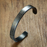 Stainless steel striped bracelet – Jewelry Gift Ideas — 5