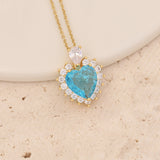 Ice Flower Blue Love Pendant Personality – Jewelry Gift Ideas — 5