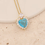 Ice Flower Blue Love Pendant Personality – Jewelry Gift Ideas — 5