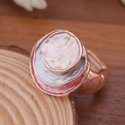 Women's Colorful Oil Three-layer Round Cake Elastic – Gifts for Her — 6
