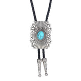 Celtic Pattern Turquoise Agate Bolo Tie – Thoughtful Gifts — 5