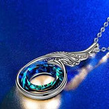 Peacock gradient necklace – Jewelry Gift Ideas — 4