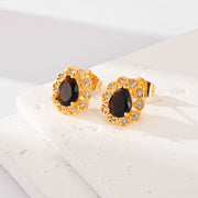 Fashion Multi-color Zircon Stud Earrings Female – Stylish Gifts — 8