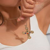 Cross Twin Alloy Tassel Personality Sweet Cool – Jewelry Gift Ideas — 3
