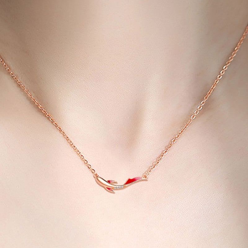 Women's Sterling Silver High-end Design Koi – Jewelry Gift Ideas — 1