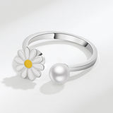 Creative Drip Oil Daisy Rotating Ring – Surprise Gifts — 4