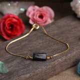 Multiple Prismatic Stone Metal Chain Bracelet – Jewelry Gift Ideas — 3