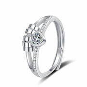 Fashion Jewelry Double-layer Line Heart Shape – Stylish Gifts — 4