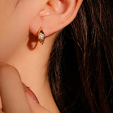 S925 Sterling Silver Pearl Small Ear Ring Women's – Gifts for Her — 2