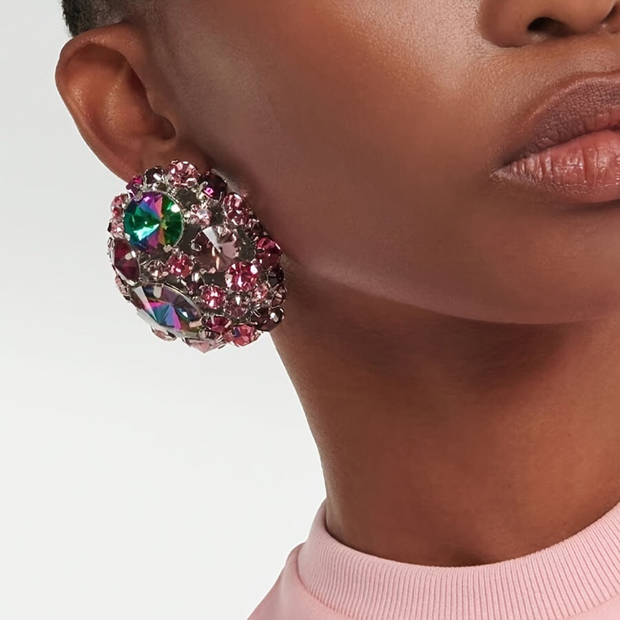 High-grade Colorful Crystals Earrings – Special Occasion Gifts — 1