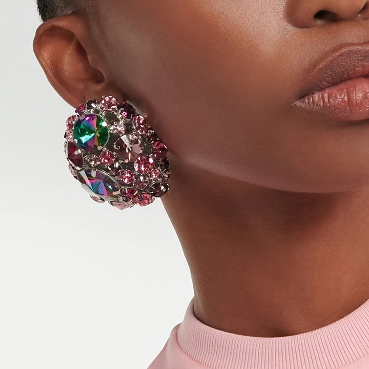 High-grade Colorful Crystals Earrings – Special Occasion Gifts — 1