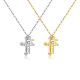 S925 Silver Cross Multi-layer Personalized Retro – Jewelry Gift Ideas — 7