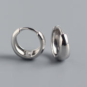 Simple Metal Wide-faced Personalized Earrings – Surprise Gifts — 7