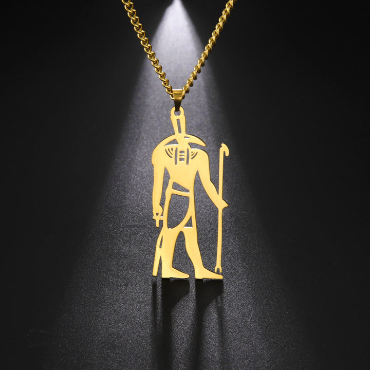 Egyptian Desert With God Of Storms Set Pendant – Jewelry Gift Ideas — 1
